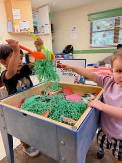 Sensory Play in Early Preschool