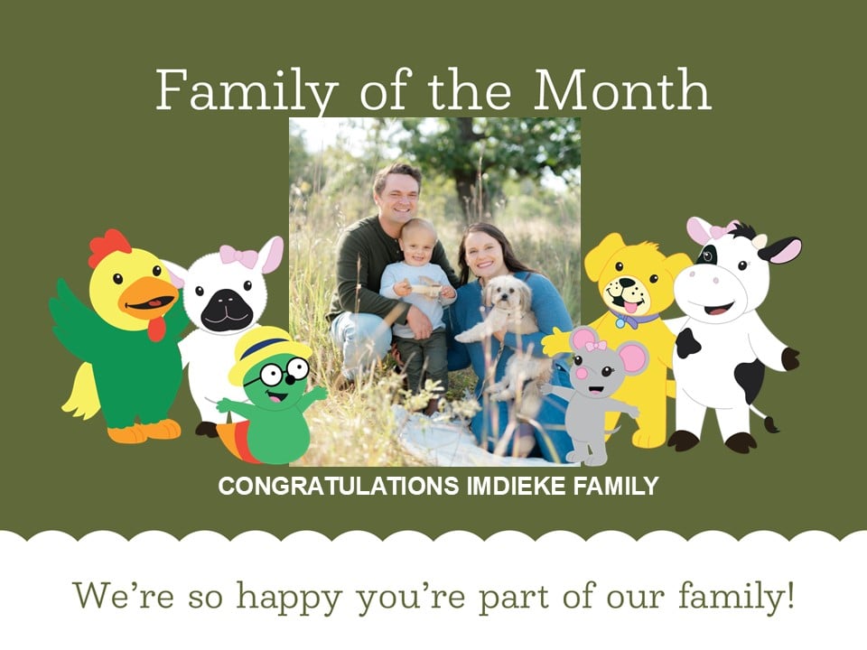 April 2025 Family of the Month