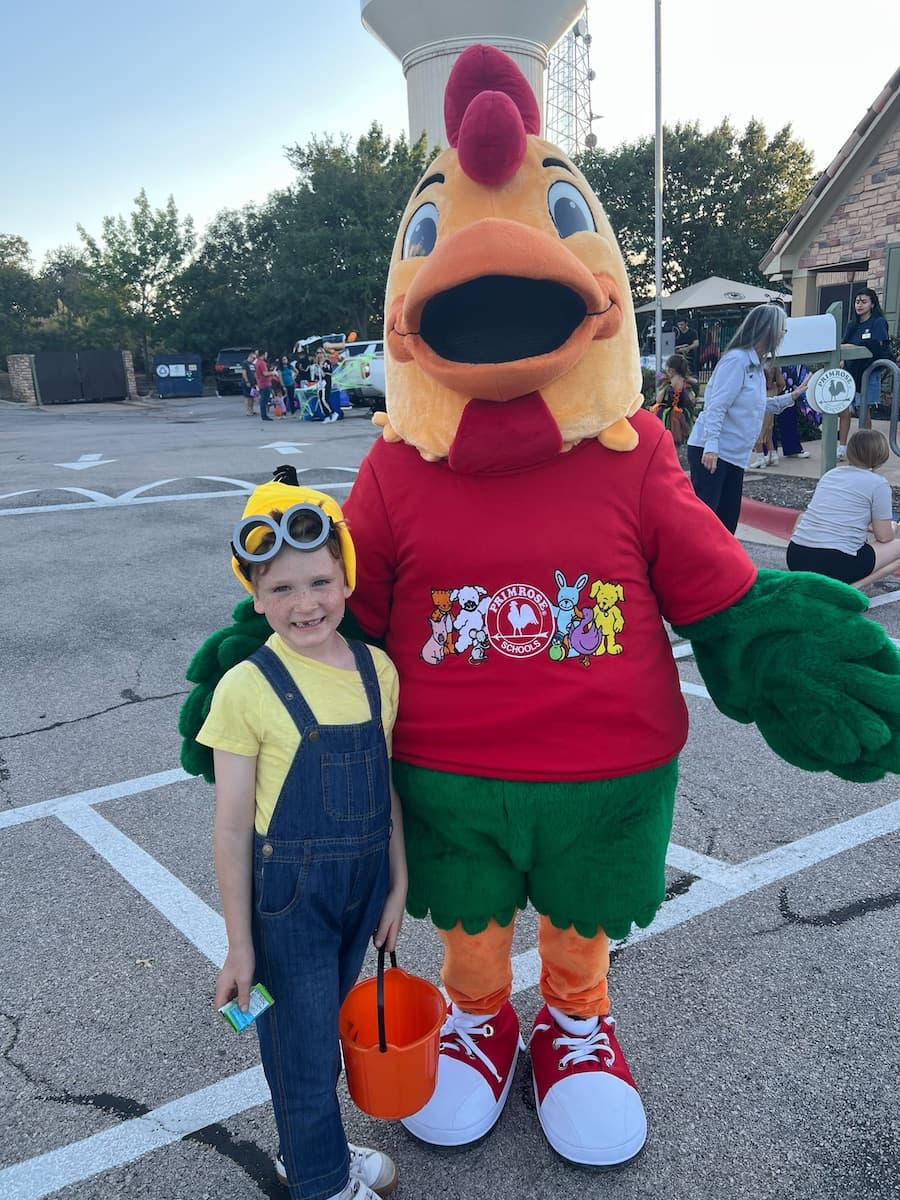 Trunk or Treat with Percy family event preschool daycare event