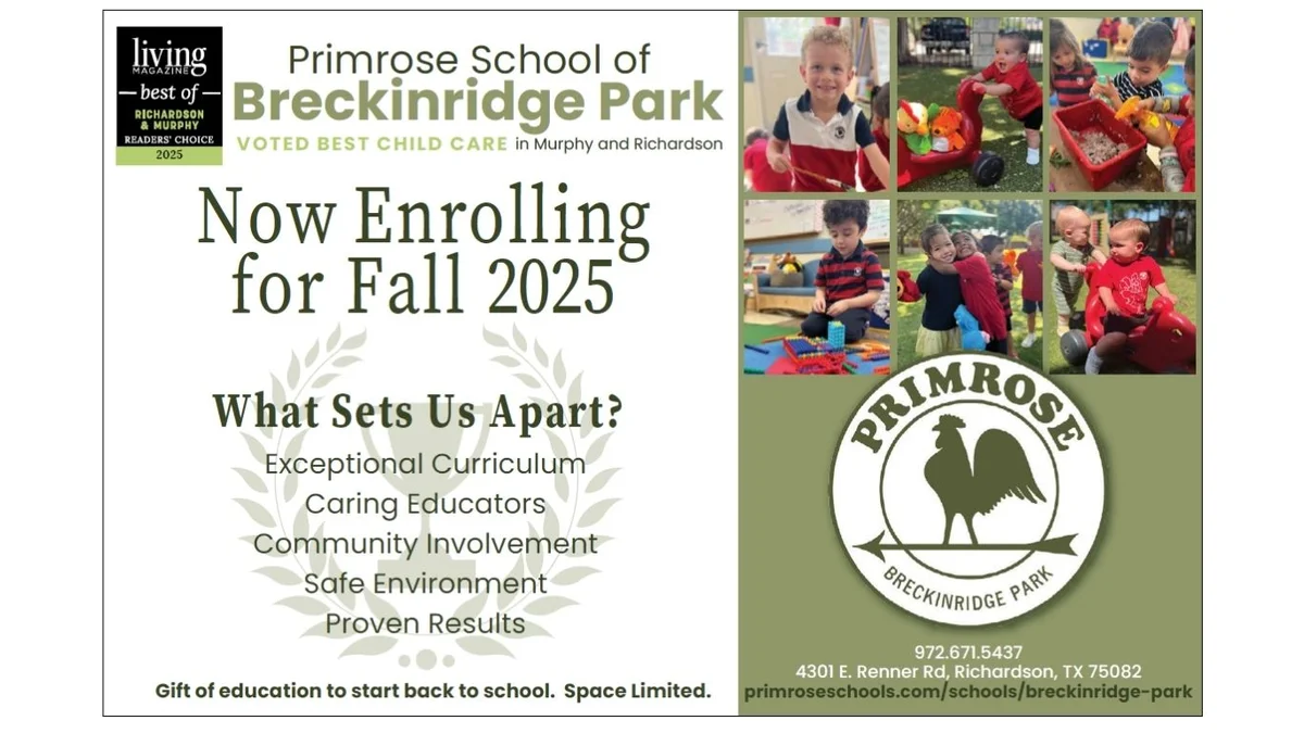 #1 Child Care in Murphy and Richardson