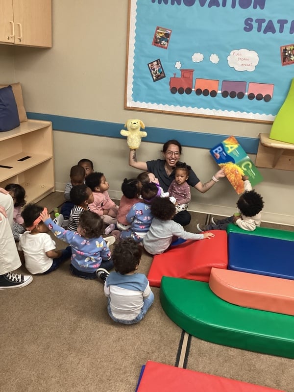 reading with puppets