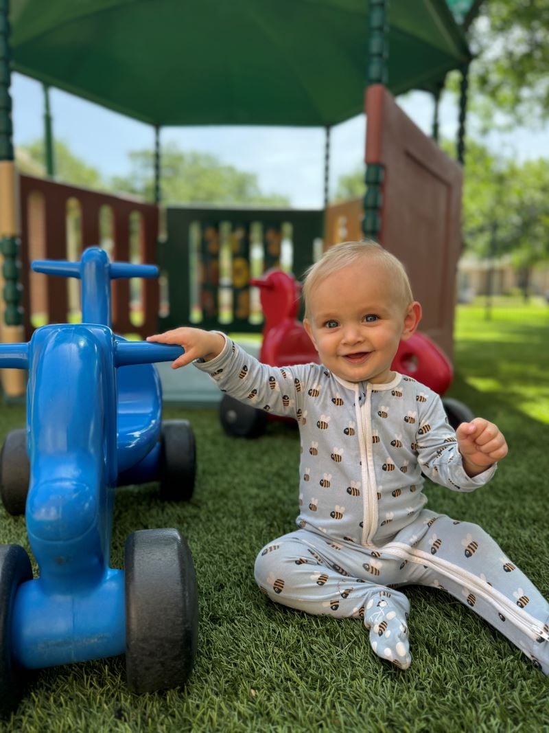 Soaking up Sunshine with the Infants