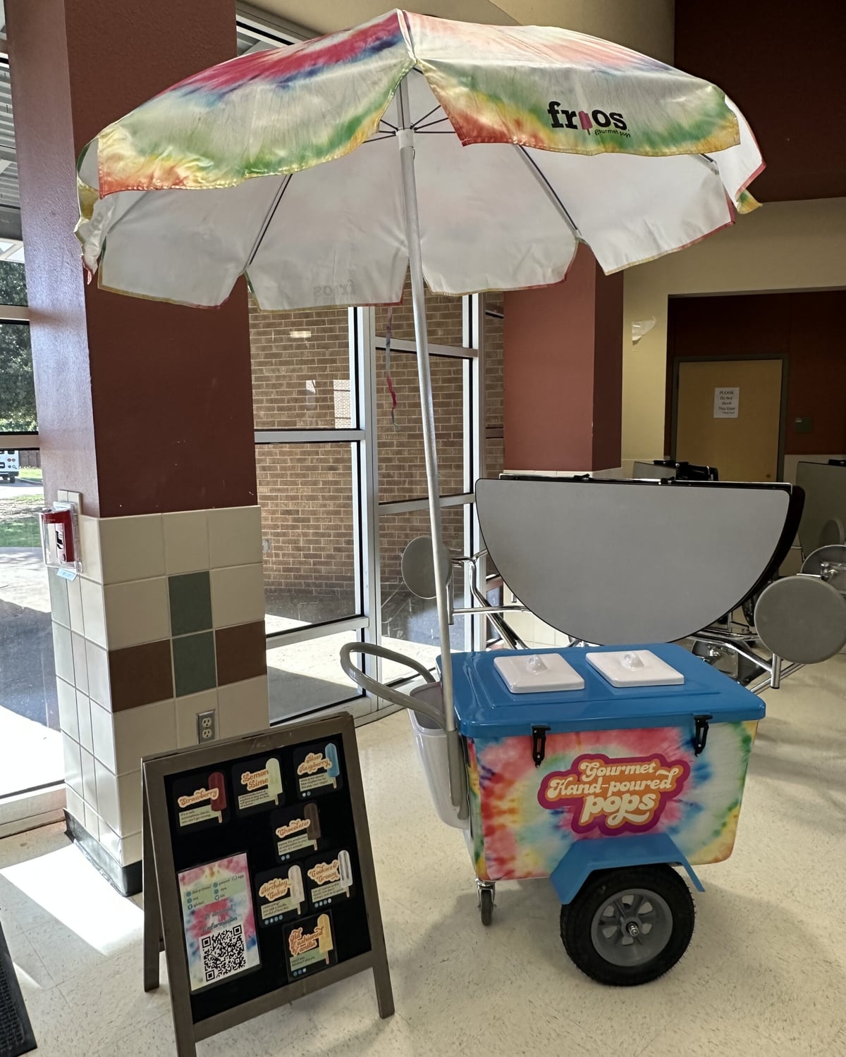Popsicles at graduation!
