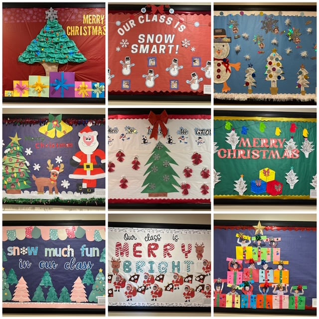 Bulletin Board Holiday Art 2