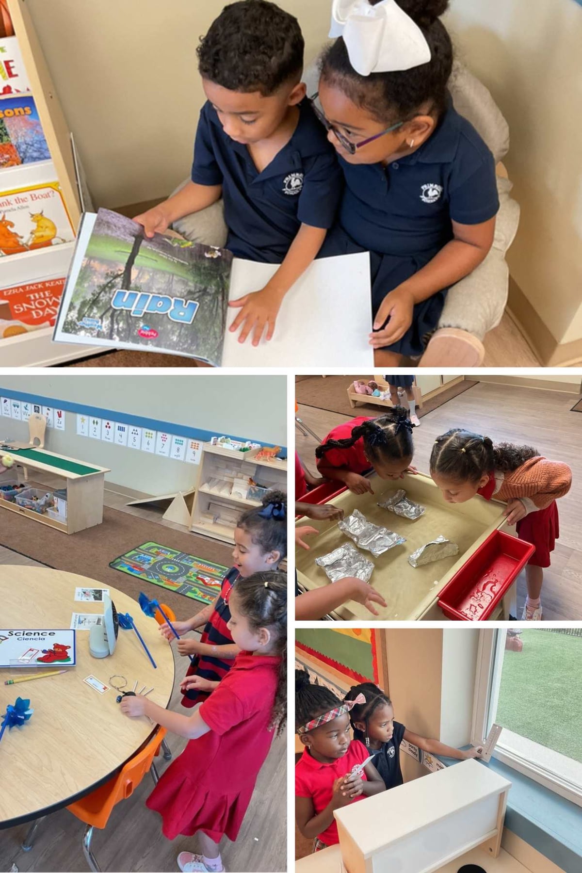 Students Learning about weather