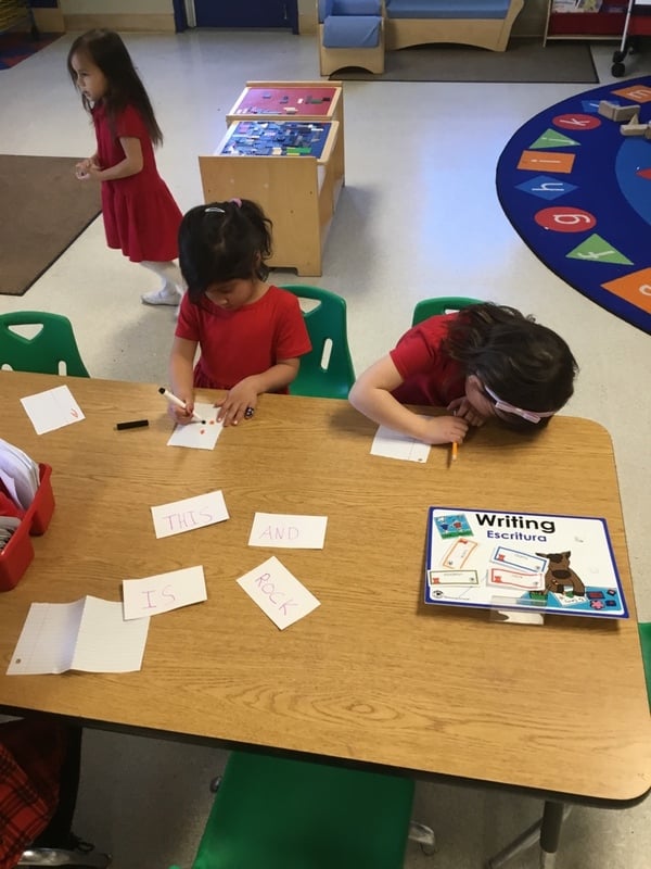 Sight words in action! Today, our little learners practiced recognizing and reading sight words, building confidence one word at a time. These girls were so focused and determined—learning to read is such an exciting journey!