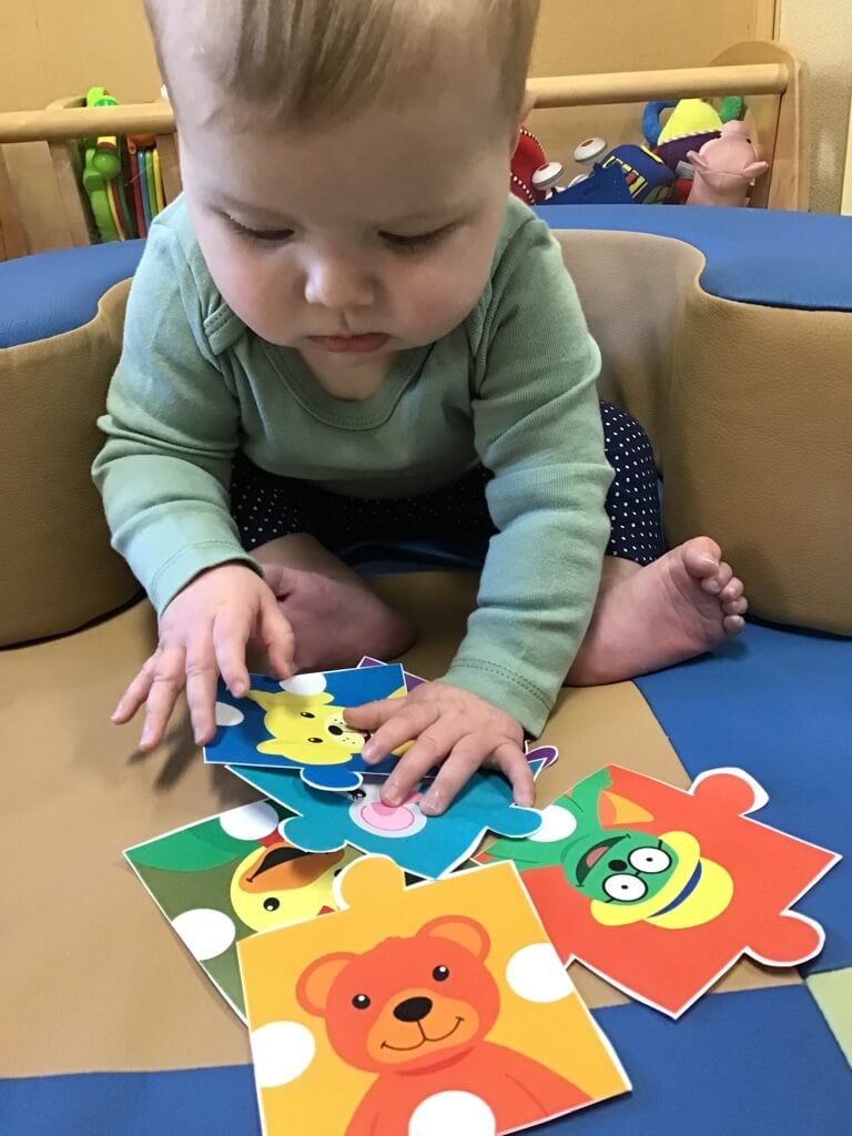 Infant puzzle early learning