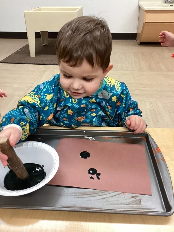toddler painting