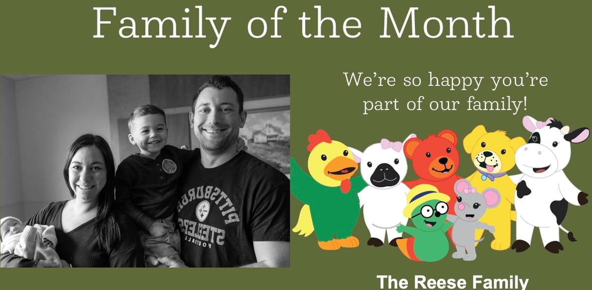 Reese Family, February Family of the Month at Primrose Heritage.