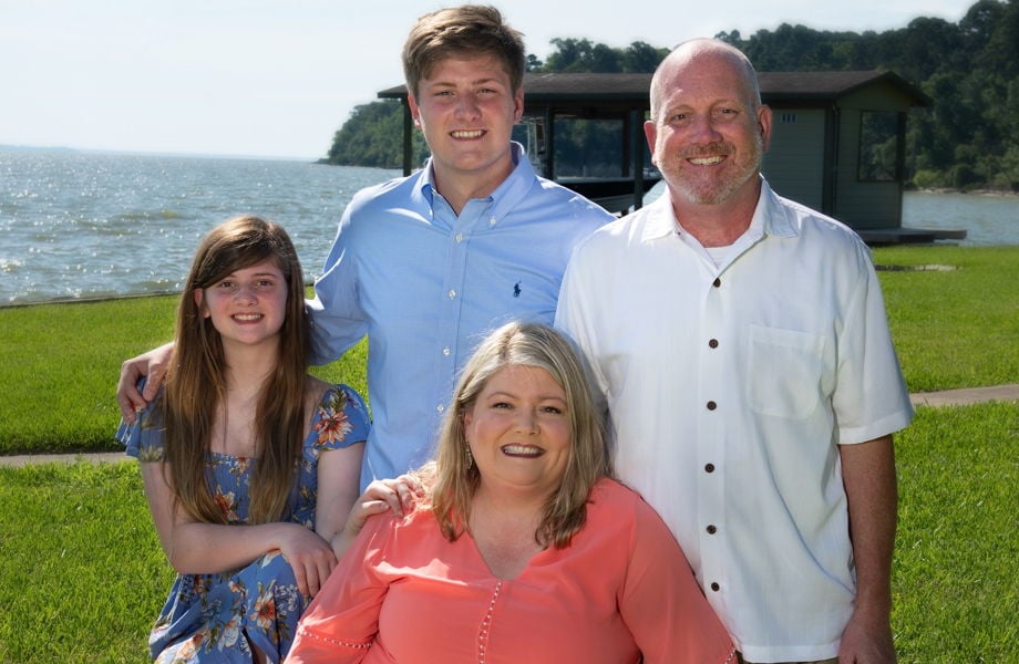 Image of Owners John and Andrea Schoel and their 2 kids