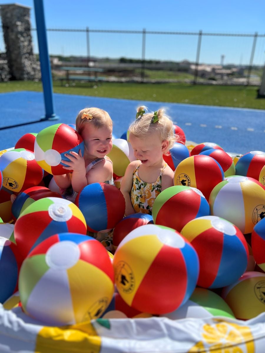 primrose balls, giveaway, splash pad, joy