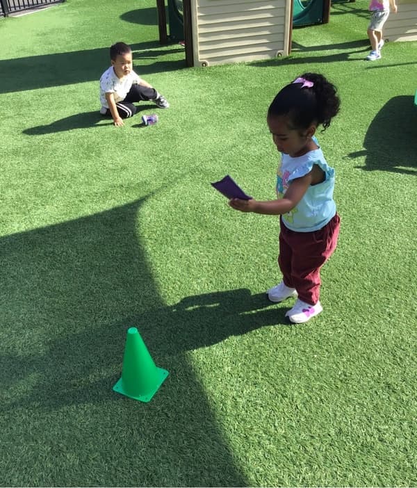2 Year old Young Early Preschool Thumbs Up outdoor Activity