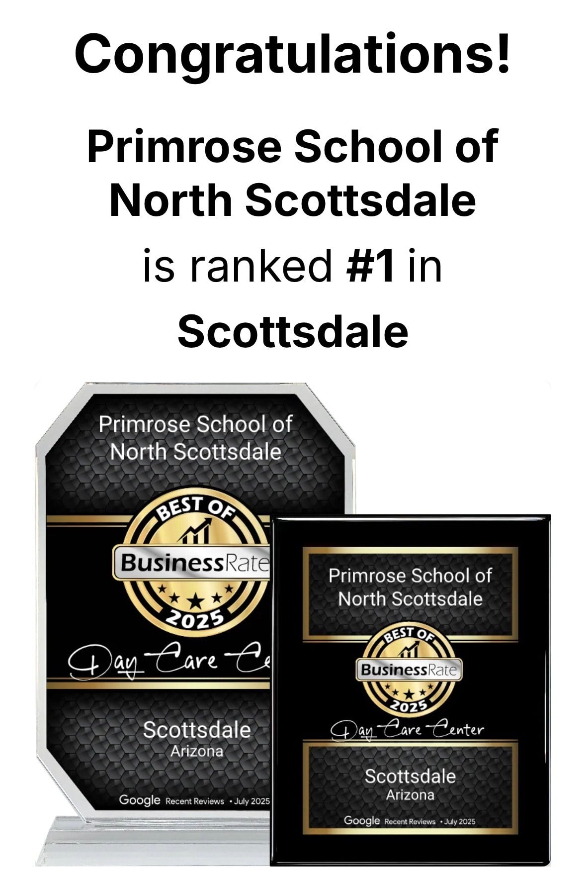“More than a daycare”; “educational daycare and preschool”; “preschool in Scottsdale, AZ”; “best childcare”