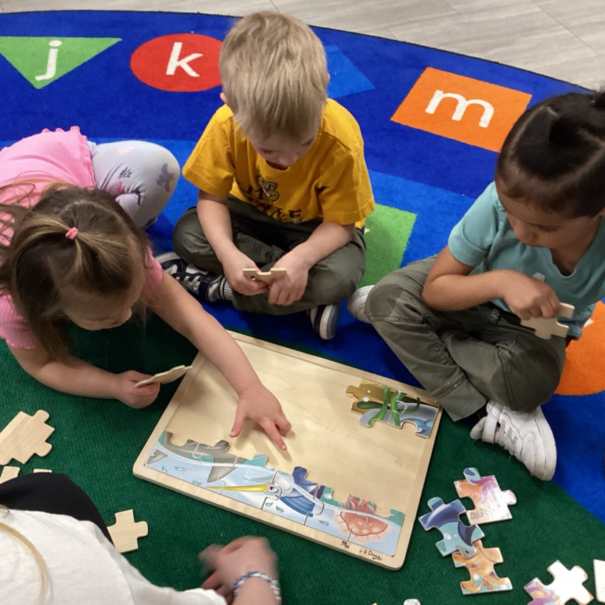 teamwork puzzles cooperation