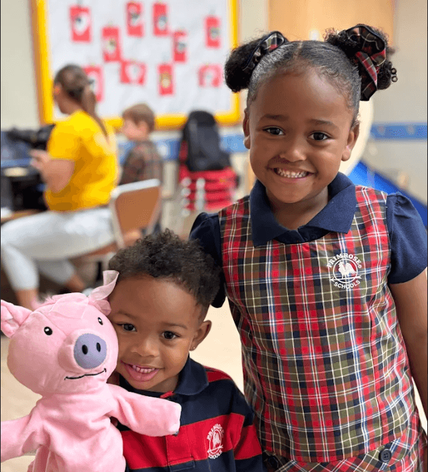 Primrose Schools Pre-Kindergarten and Toddler student posing during picture day at day care center