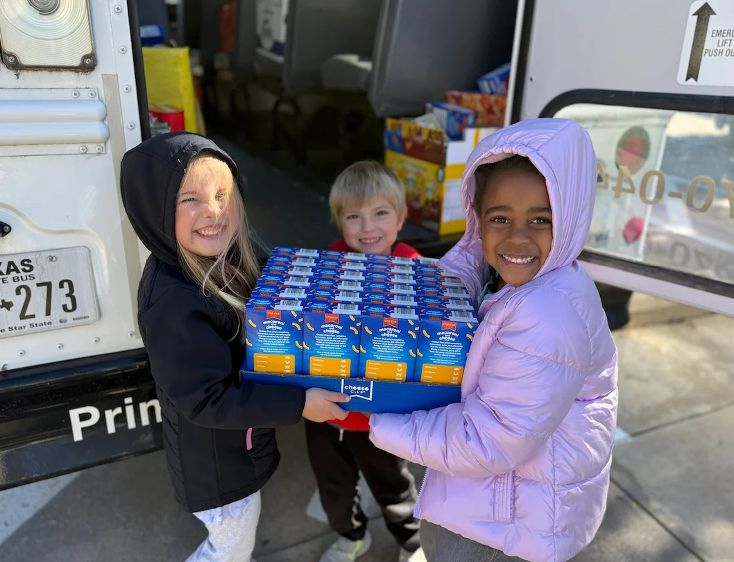 Caring and Giving food drive