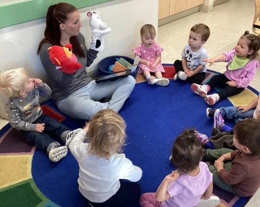 Circle Time in our Older Toddler room