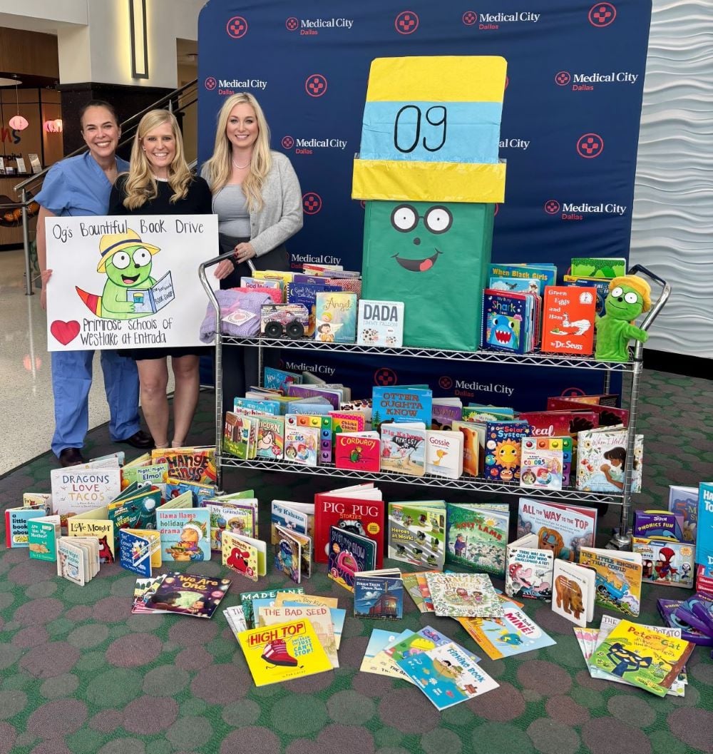 book drive, giving back, children hospital