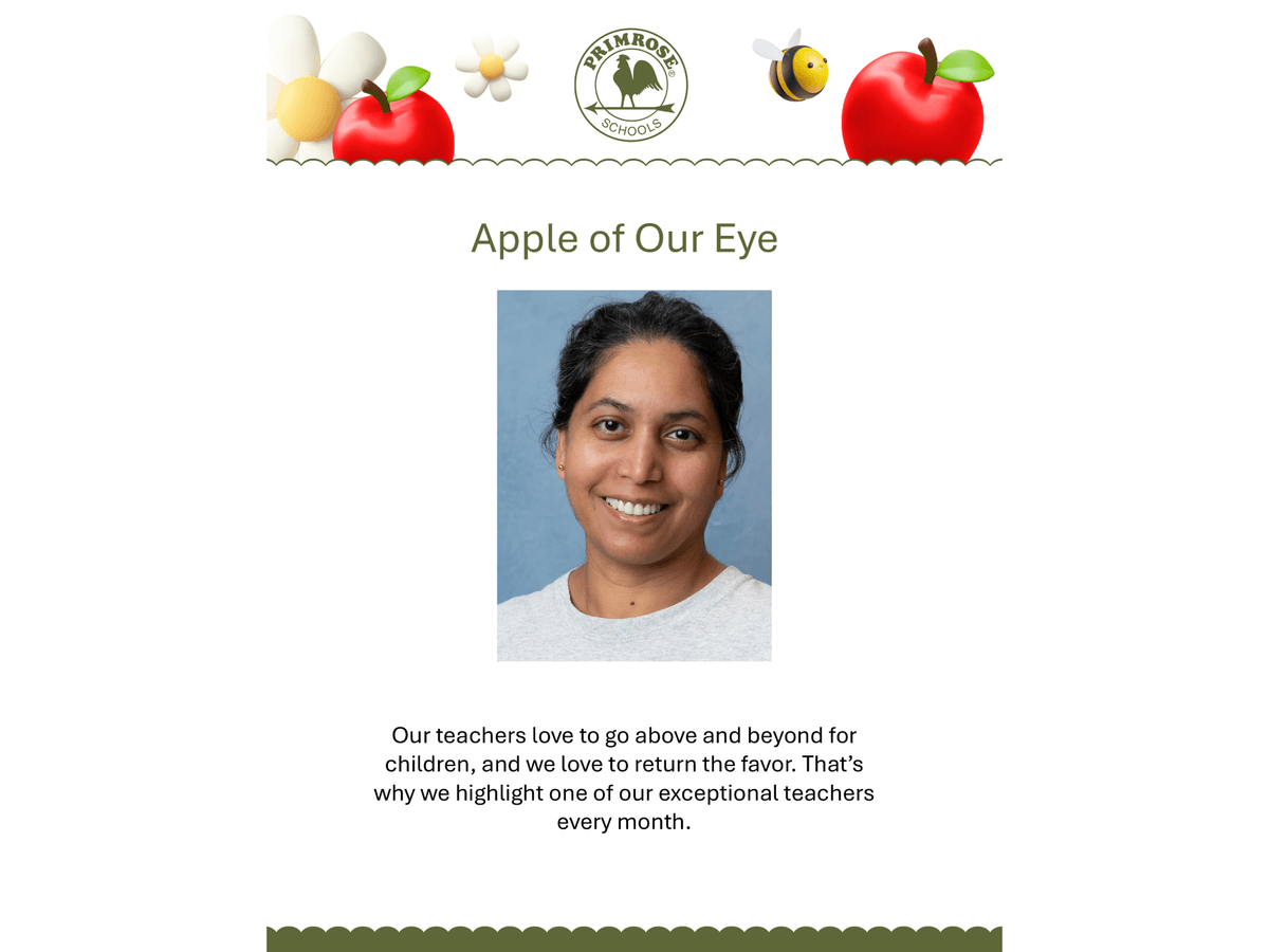 Ms. Sai- Infant Teacher