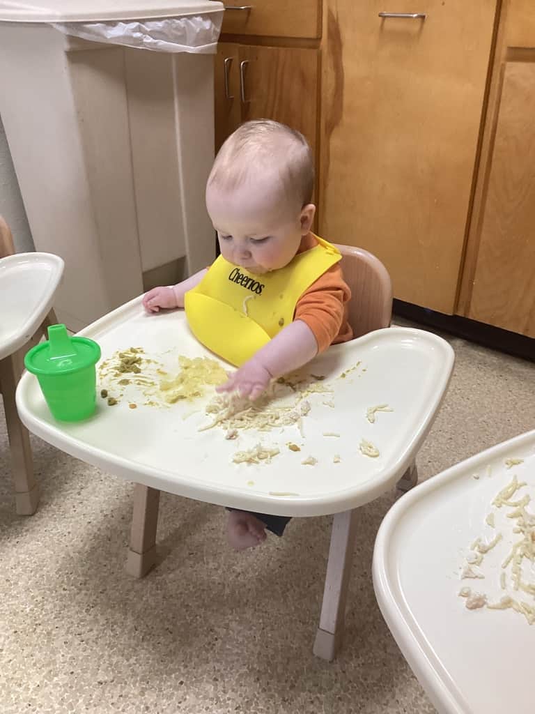 Infant 2 Lunch time