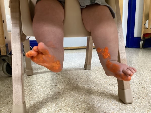 Our babies making their Father's Day Gifts