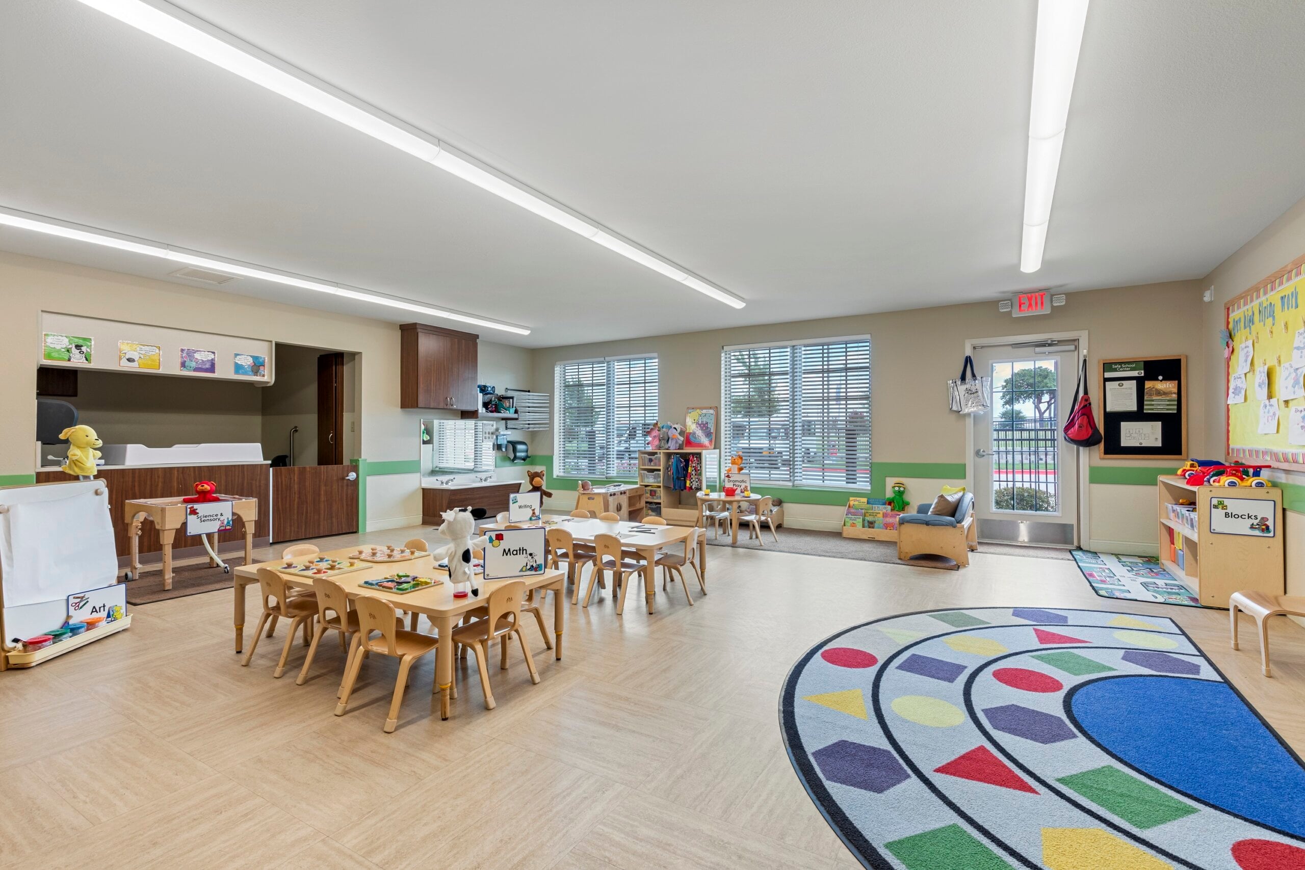 preschool classroom at Primrose School of North Richardson at Lookout