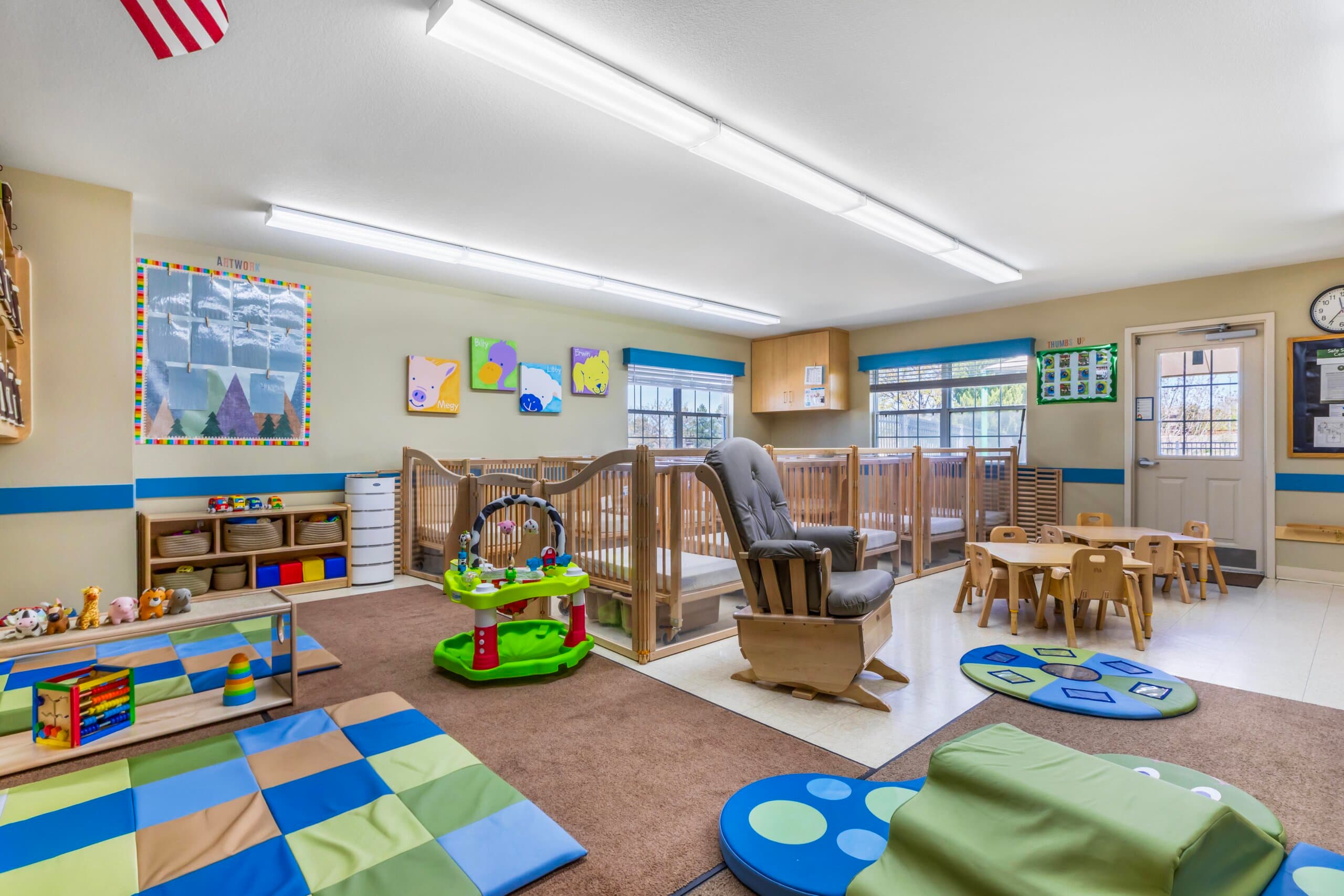 daycare room at Primrose School at Reunion
