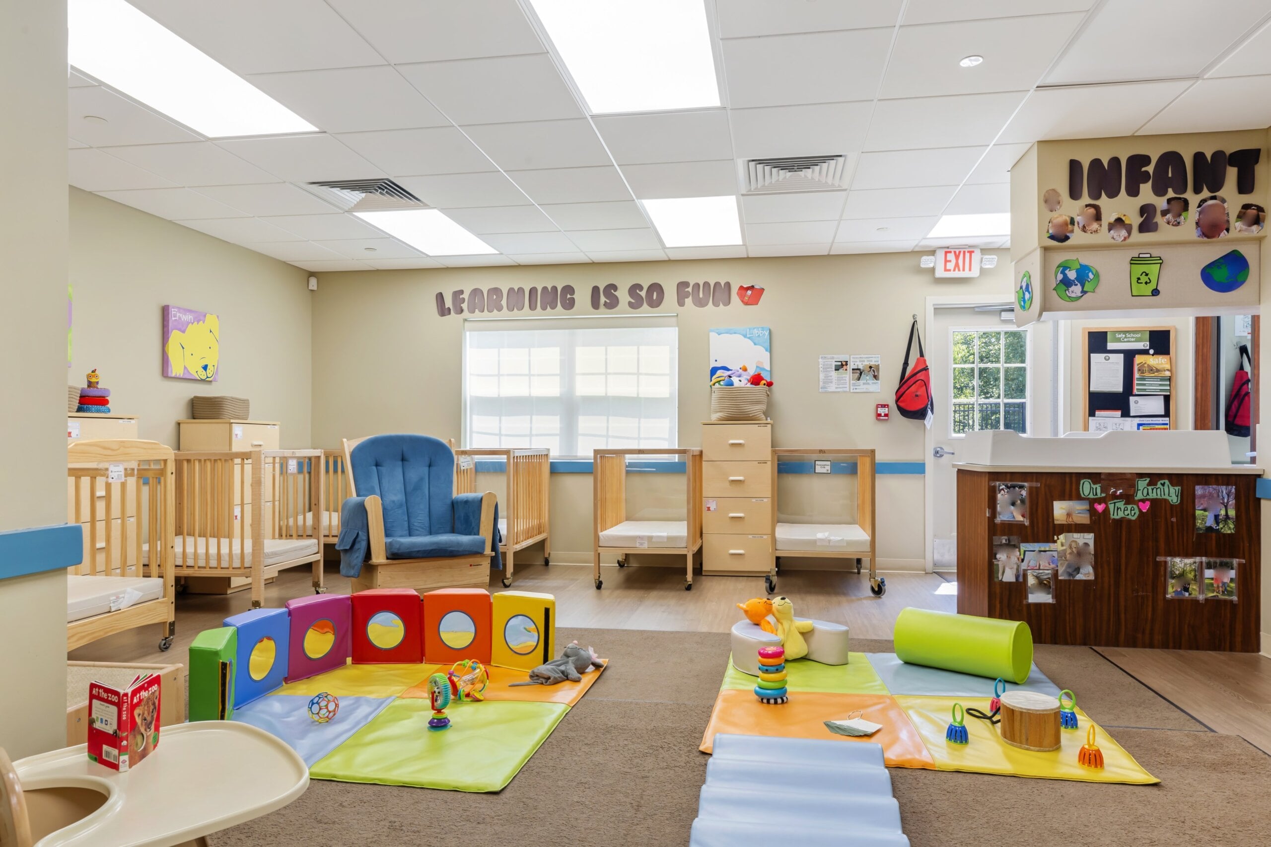daycare room at Primrose School of Rockland