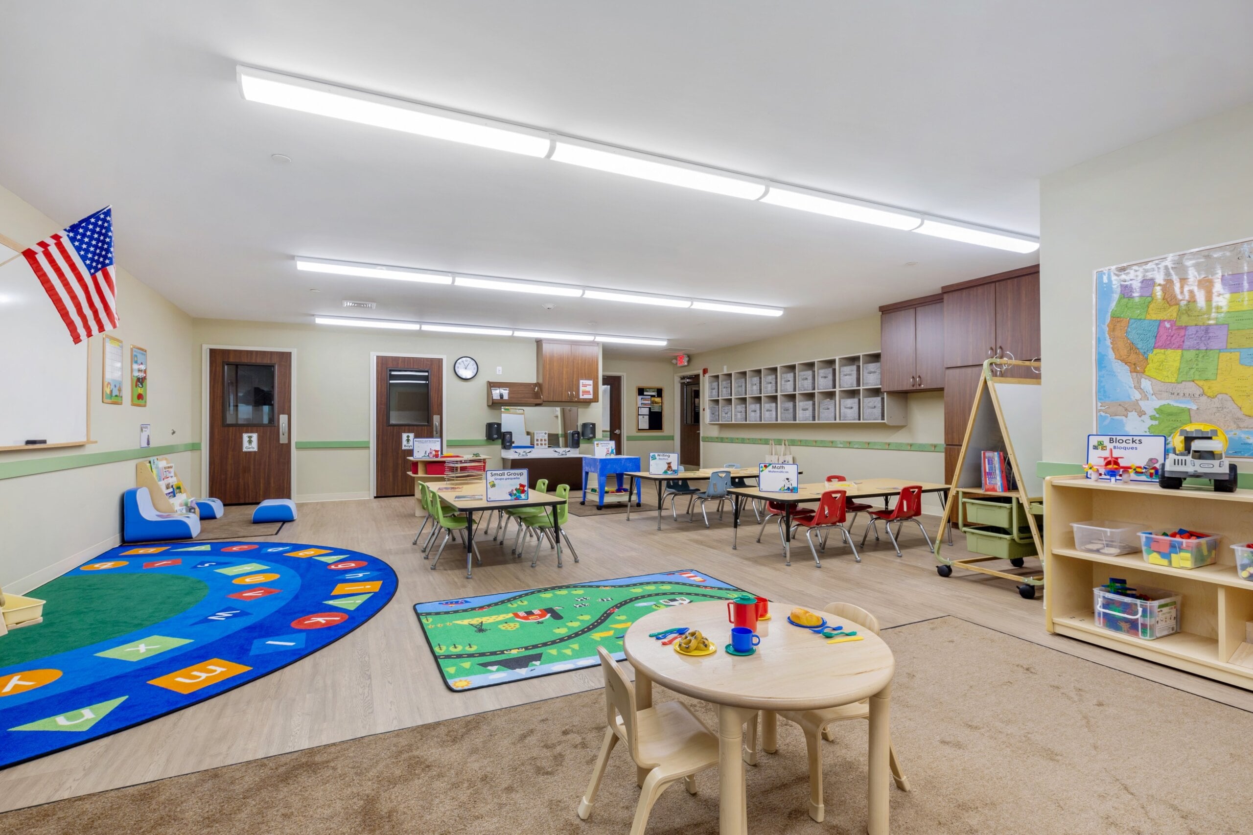 prekindergarten classroom at Primrose School of Rockland