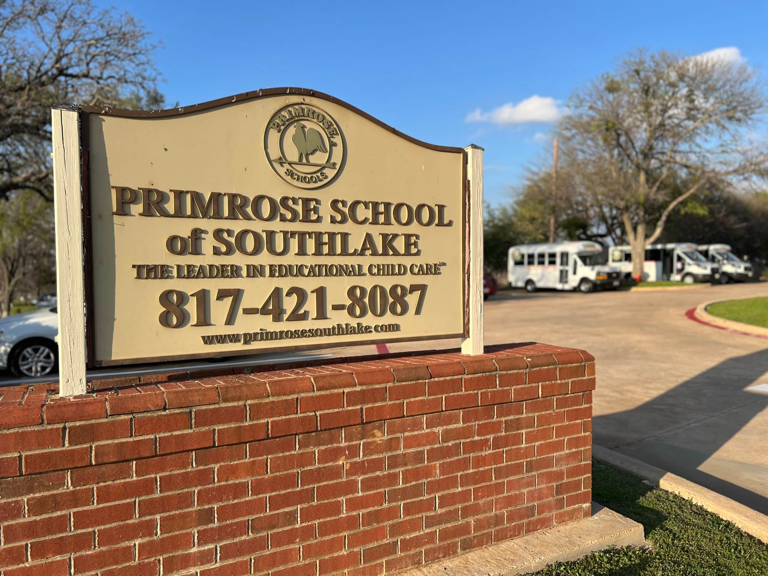 school sign