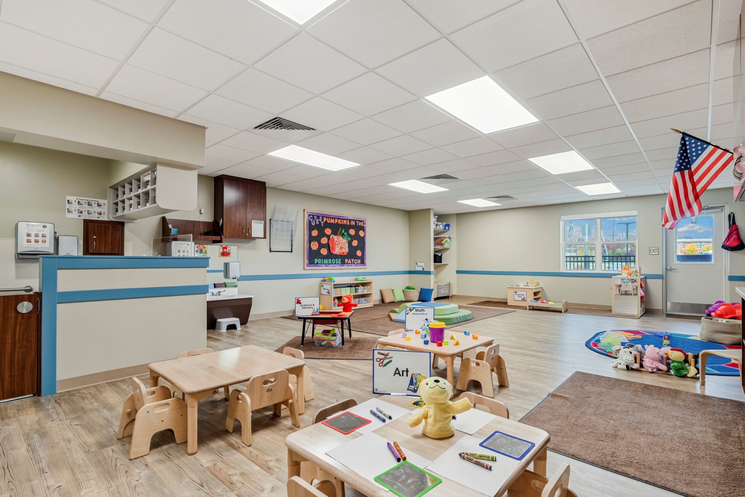 toddler room at Primrose Schools of Rochester Hills