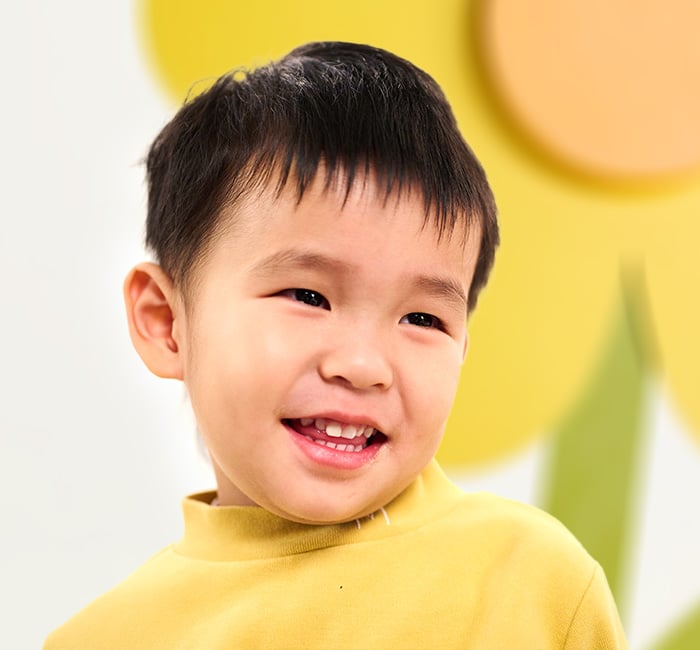 child smiling